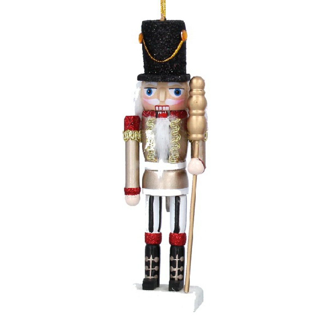 Wood Nutcracker, Black Hat 14cm *ETA Nov image 0